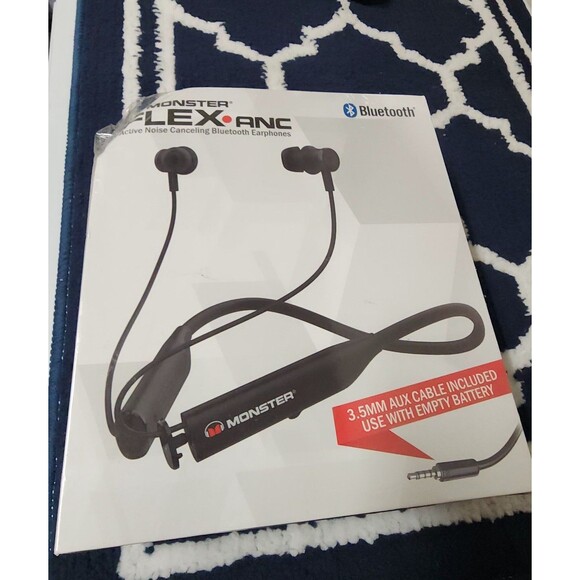 Monster FLEX Active Noise Canceling Bluetooth Headphones with 3.5mm jack new - Picture 3 of 5
